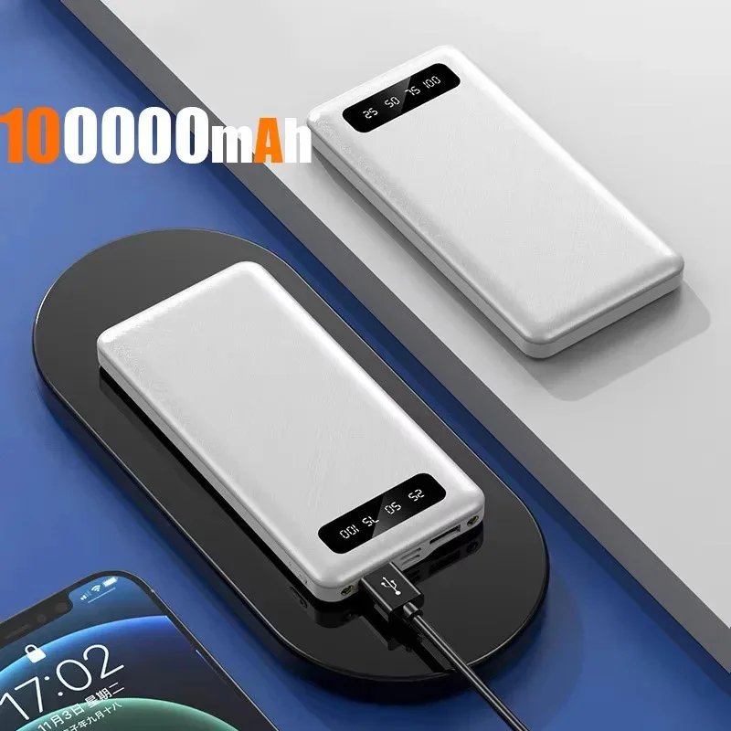 White 100000mAh