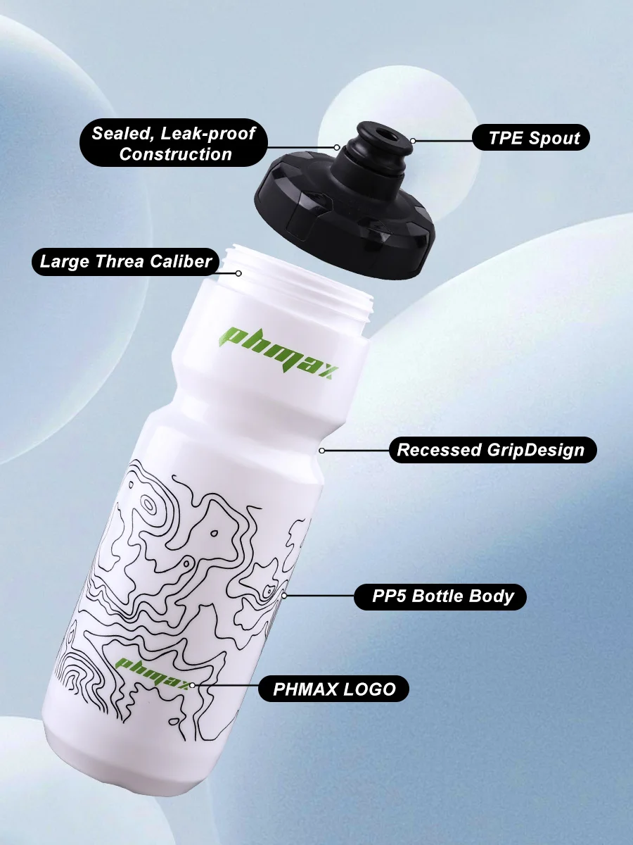 PHMAX 720ML Fahrrad Wasser Flasche Leichte Outdoor Sport Tragbare Radfahren Wasserkocher MTB Straße PP Große Kapazität Fahrrad Tasse – Detail 11