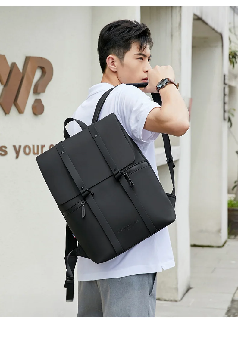 Simple backpack, large capacity backpack, fashionable and versatile casual backpack, women's new computer bag_voghion.com