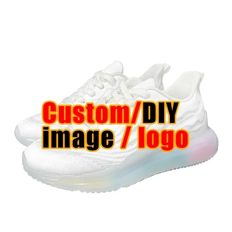 Custom Shoes 3D Customized AF Cushion Shoes For Women Trendy Sneakers Running Comfort Training Girls Footwear Dropshipping DIY