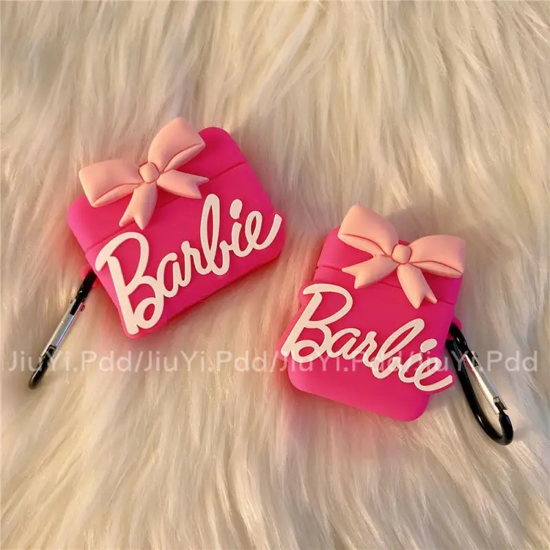 Miniso Barbie Kawaii Silicone Earphone Case for Apple Airpods