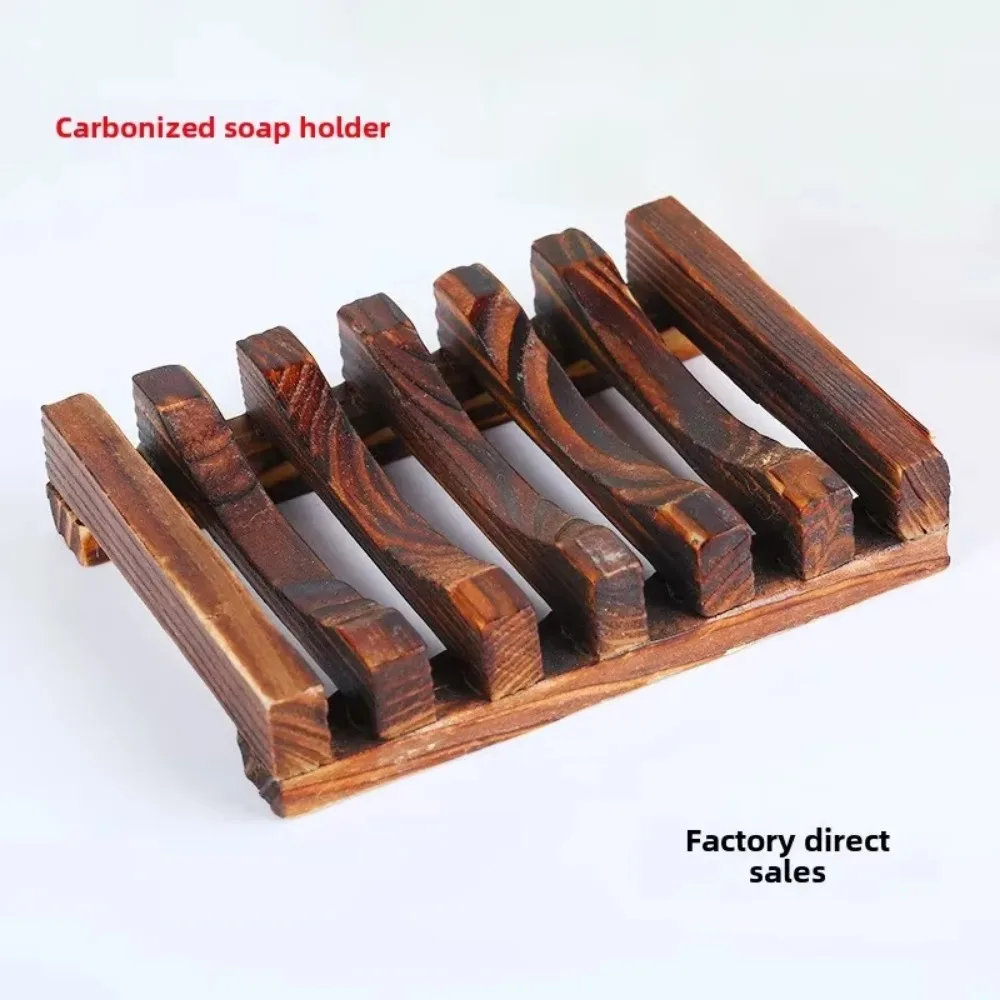 Soap Holder Natural Bamboo Dishes Bath Soap Holder Bamboo Case Tray Wooden Prevent Mildew Drain Box Bathroom Washroom Tools