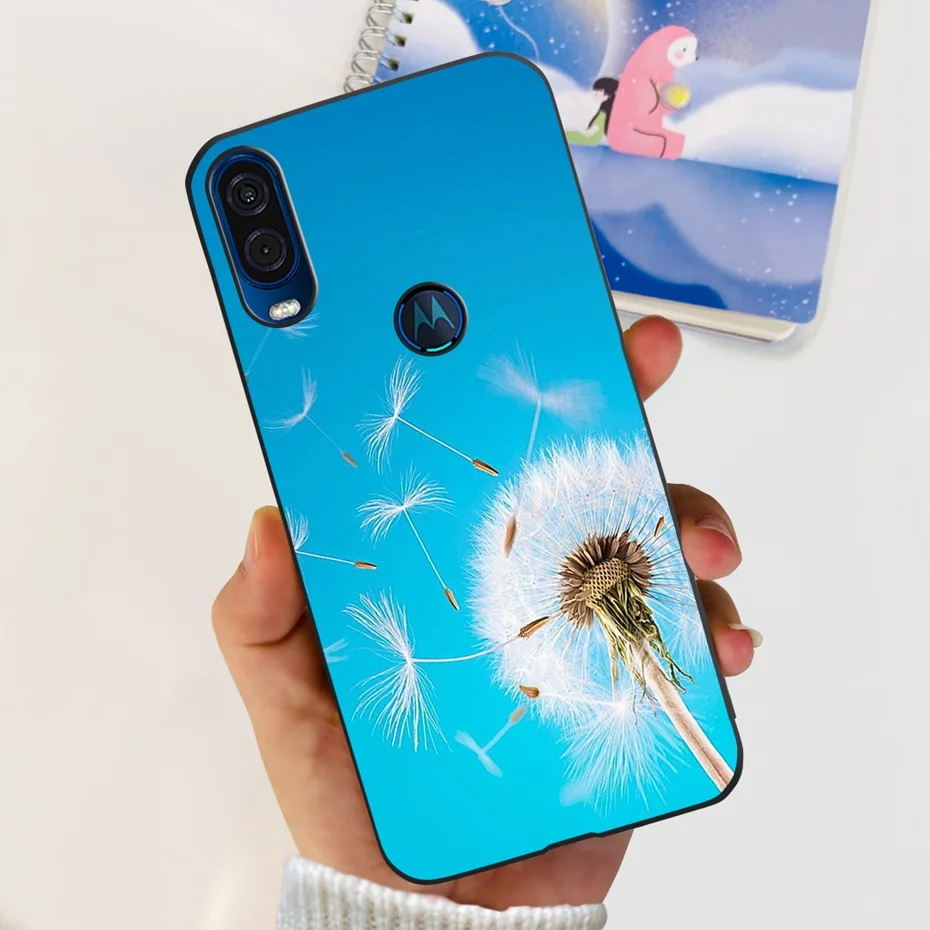 Cute Flower Cat Painted Soft Silicone Phone Case Cover