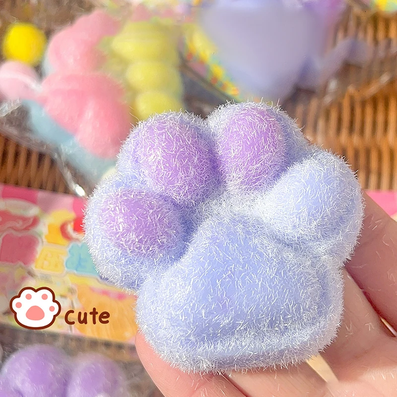 Squeeze Super Large Cat Paw Cute Cat Foot Slow Rebound Soft Jelly Pinch Decompression Squeeze Toy Anti Stress Release Toys