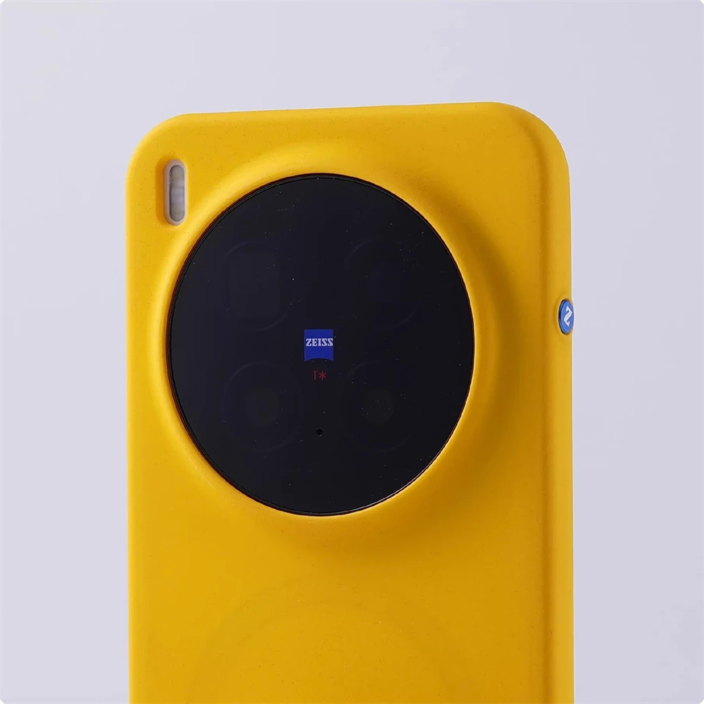 Luxury Shockproof Magnetic Case with Rock Sand Texture - Soft Silicone Frame, Wireless Charging Compatible
