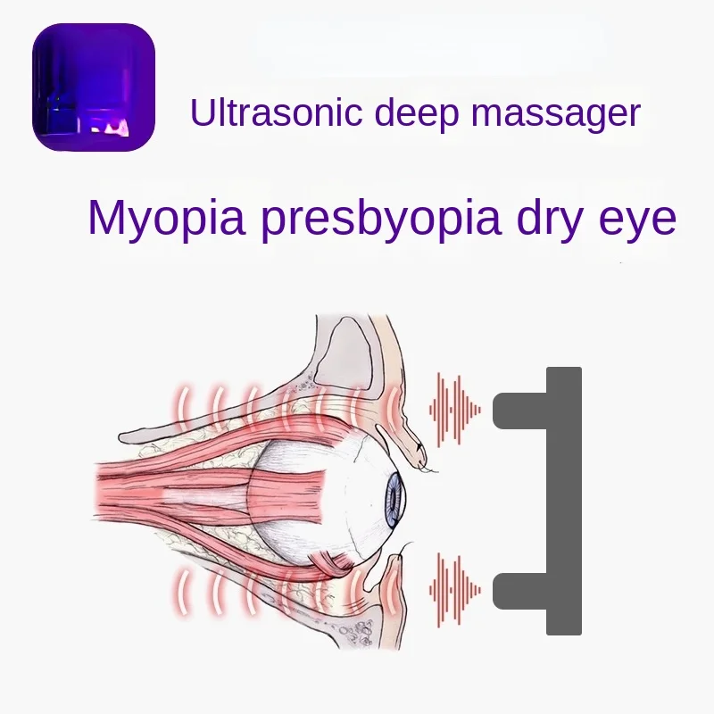 

Myopia Presbyopic Astigmatism Dry Eye Sleep Aid Ultrasonic Deep Massager, Massage Eye Muscles