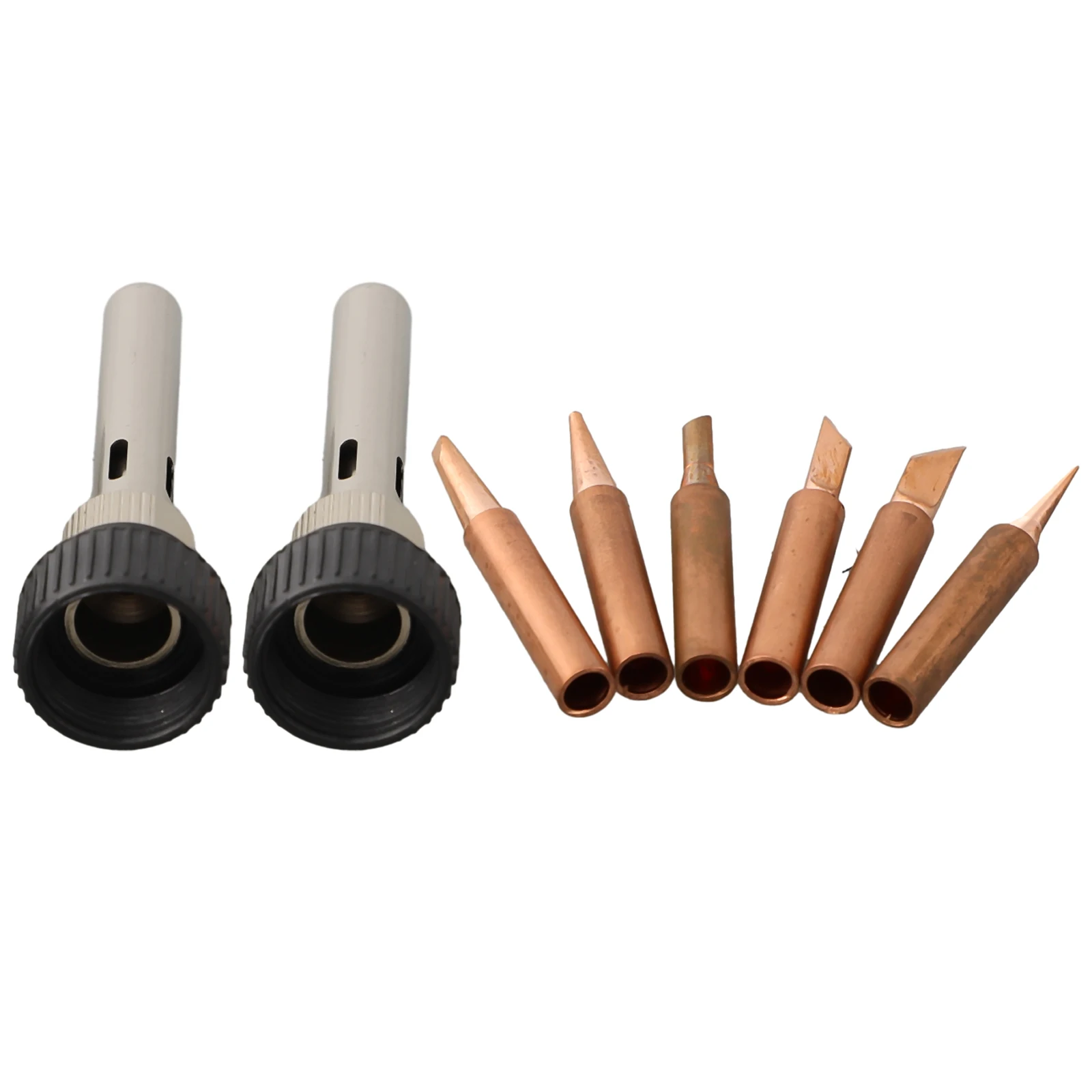 

Practical Soldering Tips Kit Parts Suitable For 936 937 938 969 With Handle Adapter Set 900M-T Lead-free Copper