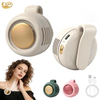Ventilateur portable silencieux sans pales, mini-ventilateur à clipser pour chemise, taille réglable, 3 vitesses, ventilateurs suspendus à tourbillon 1