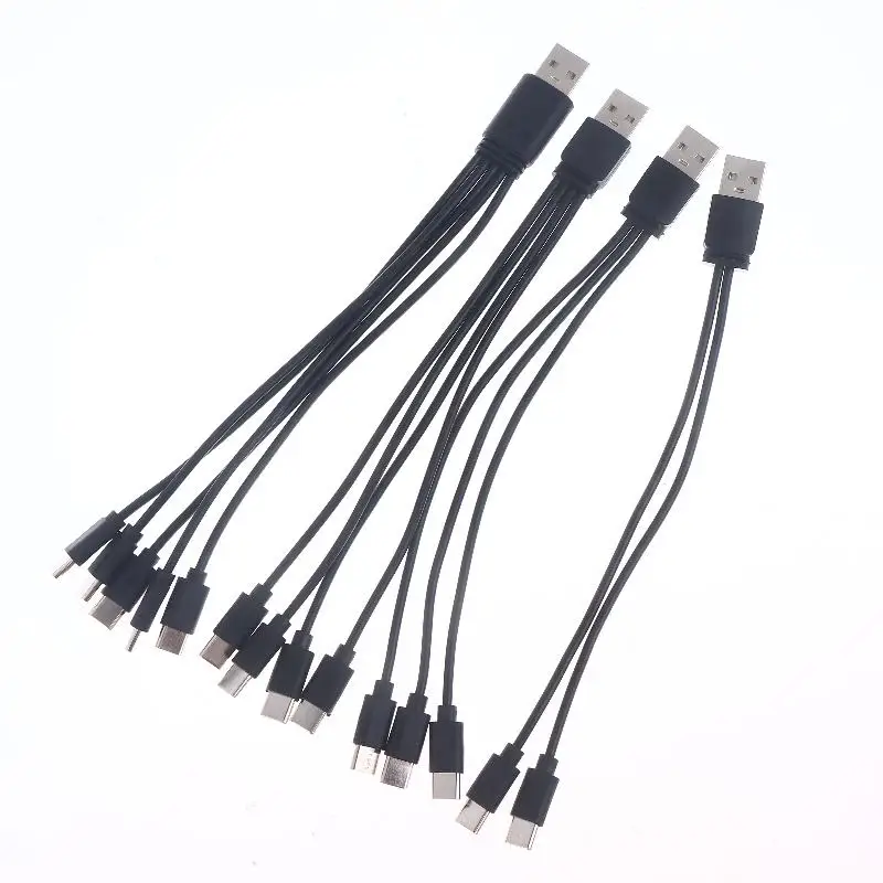 2/3/4/5 포트 USB C 스플리터 케이블 USB 타입 C 다중 충전 케이블 1/2개 20cm USB 타입-C 스플리터 어댑터 케이블