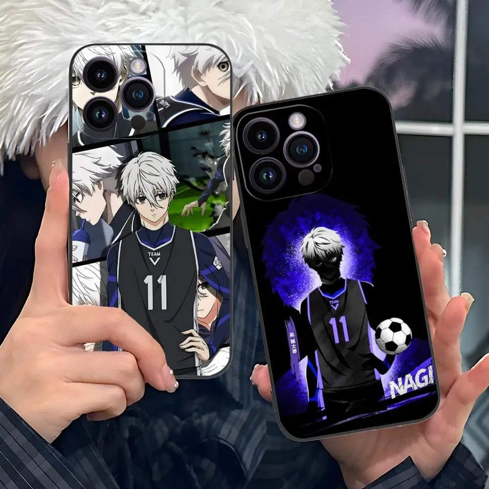 Vibrant Blue Lock Nagi Seishiro Phone Case - Colorful & Stylish Protective Cover