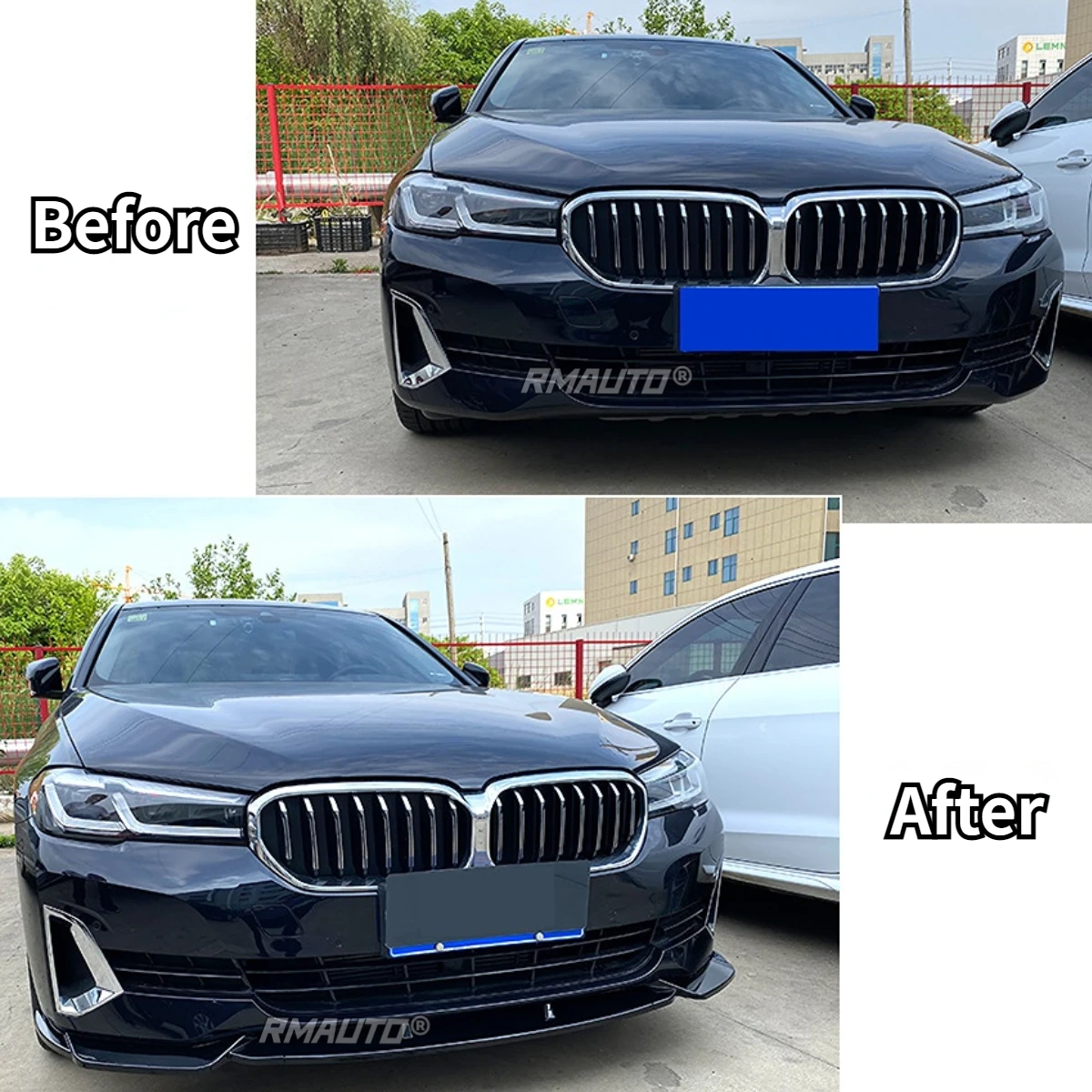 Für BMW 5 Series G30 G38 520 525 530 2018 2019 2020 2021 2022 Hinten Lip  Auto Diffusor - AliExpress