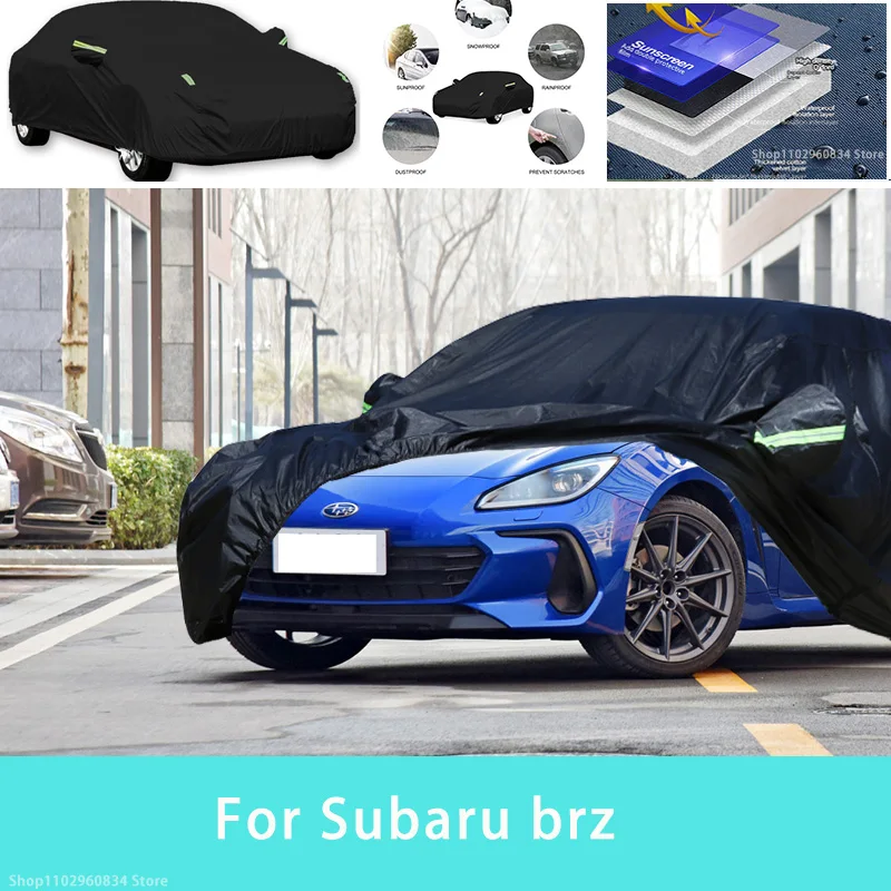 For Subaru BRZ Outdoor Protection Full Car Covers Snow Cover Sunshade  Waterproof Dustproof Exterior Car accessories - AliExpress