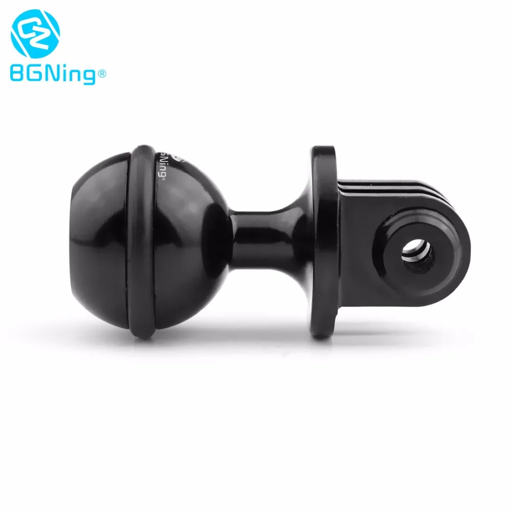 BGNING Aluminium 1inch Ball Kopf Clamp CNC Tauchen Wasserdichte Upgrade Erweitert Schmetterling Clip für GoPro SLR Unterwasser Fotografie – Detail 17