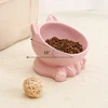 Cat Bowl Pet Accessories Ceramic Diagonal High Feet Cute Protection Cervical Spine Dog Bowl Drink Water Bowl Pet Supplies 5