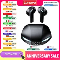 New Lenovo XT53 Wireless Upgrade Bluetooth 5.4 Earbuds LED Digital Display Waterproof Earphones HD Call Low Latency Game Headset