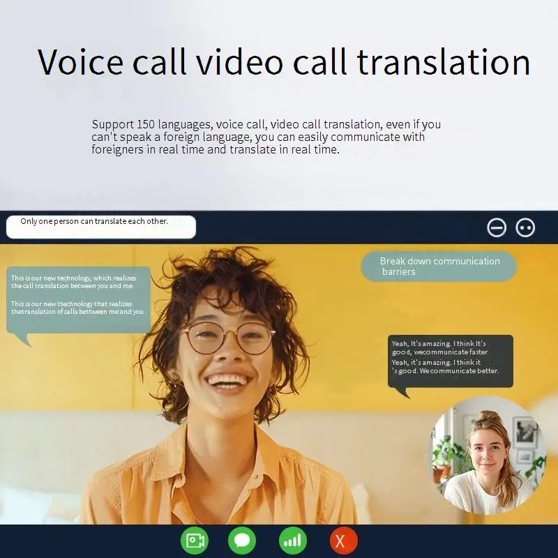 LAIPIC InnAIO intelligent translation machine, supports real-time translation of 150 languages, Panda dual color
