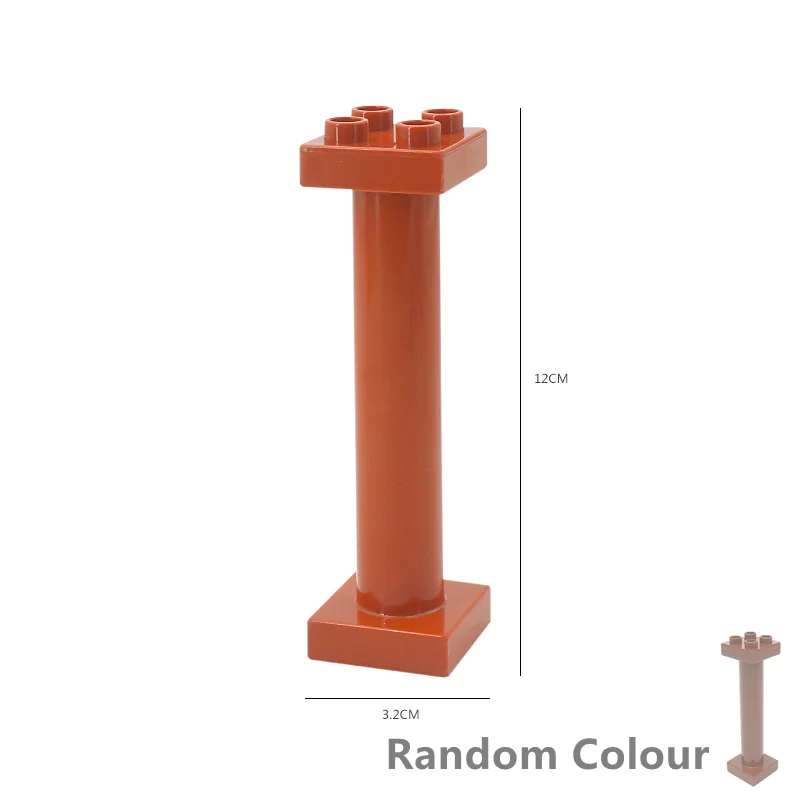 12cm Pillar Brown