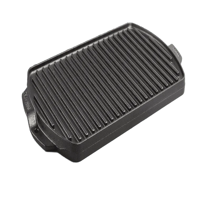 19 x 9.5 Inch Seasoned Cast Iron Reversible Grill/Griddle