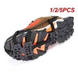 1/2/5PCS Reliable Crampons New Shoe Spikes 24-tooth Shoe Chain For Flat Heels Outdoor Sports Variety Sizes Antiskid Shoes