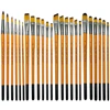 6pcs Professional Paint Brushes Set Artist Paintbrushes For Acrylic Oil Watercolor Acrylic Painting For Body Face Rock Canvas 6