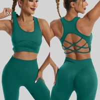 Seamless High Waist Leggings Tracksuit for Women, Yoga Sets, Sportswear, Workout, Sports Bra, Gym Clothing - Image 5