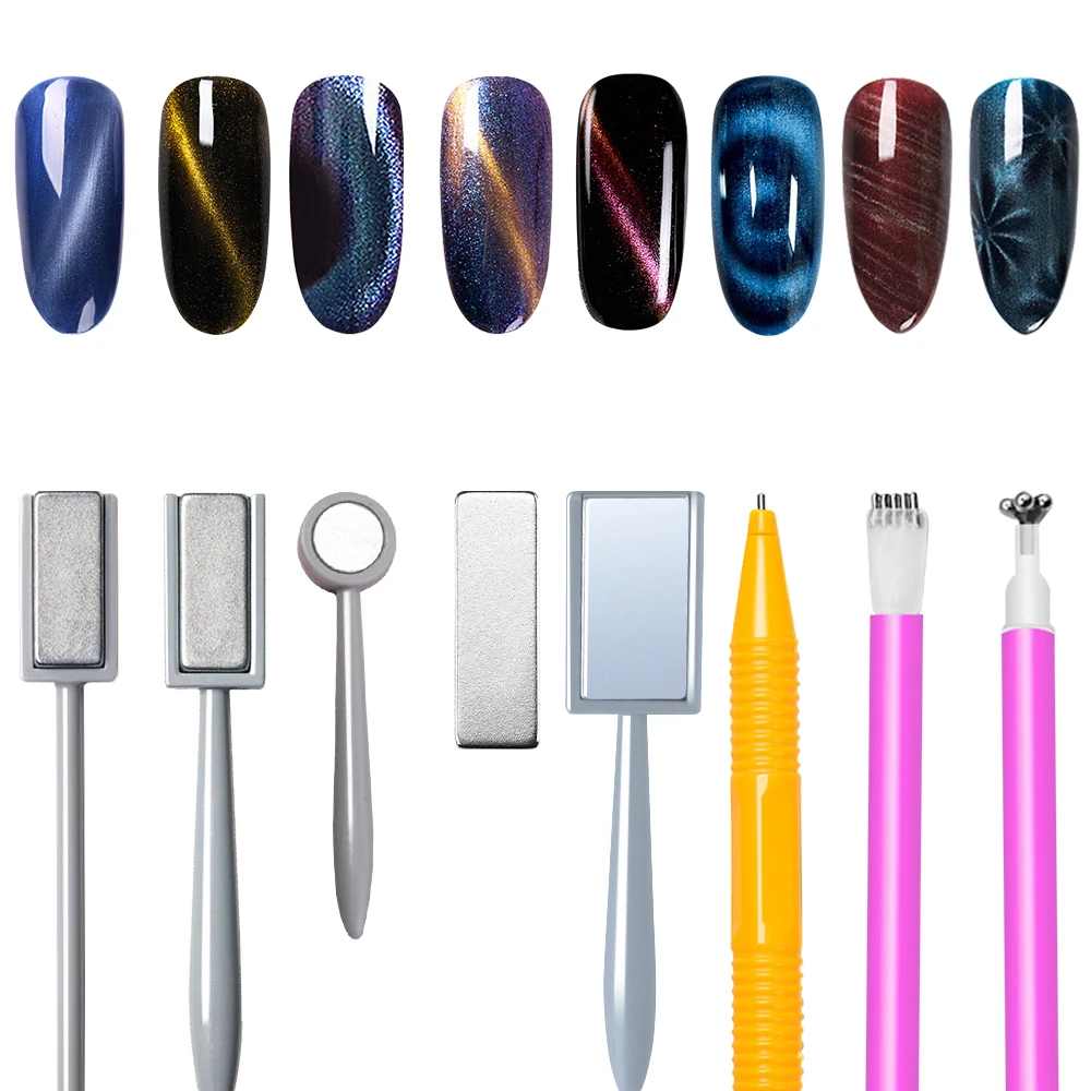 Cat Eye Nail Tool Magnet Stick 3D Line Effect for Cat Eye Gel Polishing