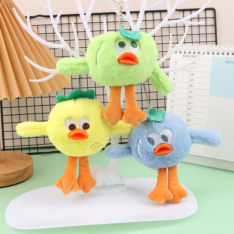 

Cute Chick Plush Toy Cartoon Bird Pendant Soft Stuffed Doll Keychain Backpack Car Bag Key Ring Decor Kid Gift