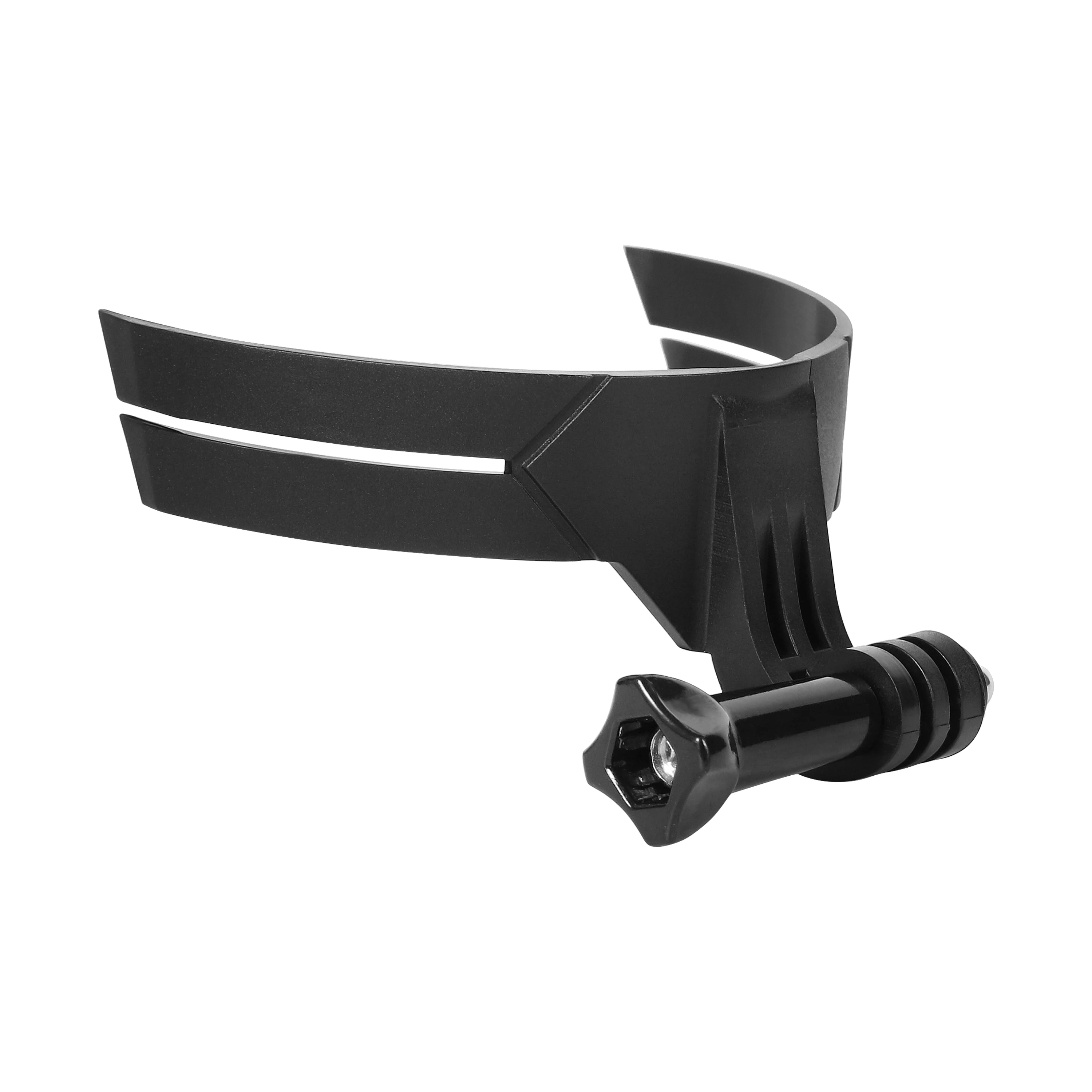 Adhesive sticker mount detail for helmet chin bracket