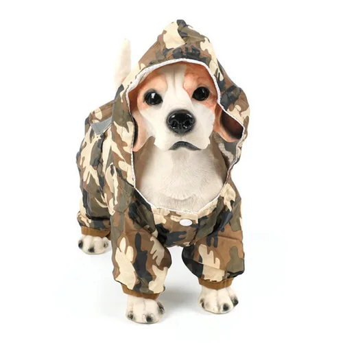 캐주얼 애완견 비옷, 강아지 옷, 고양이 비옷, 방수 재킷, 야외 비옷, 후드 의류, 점프수트, 애완동물 용품 2