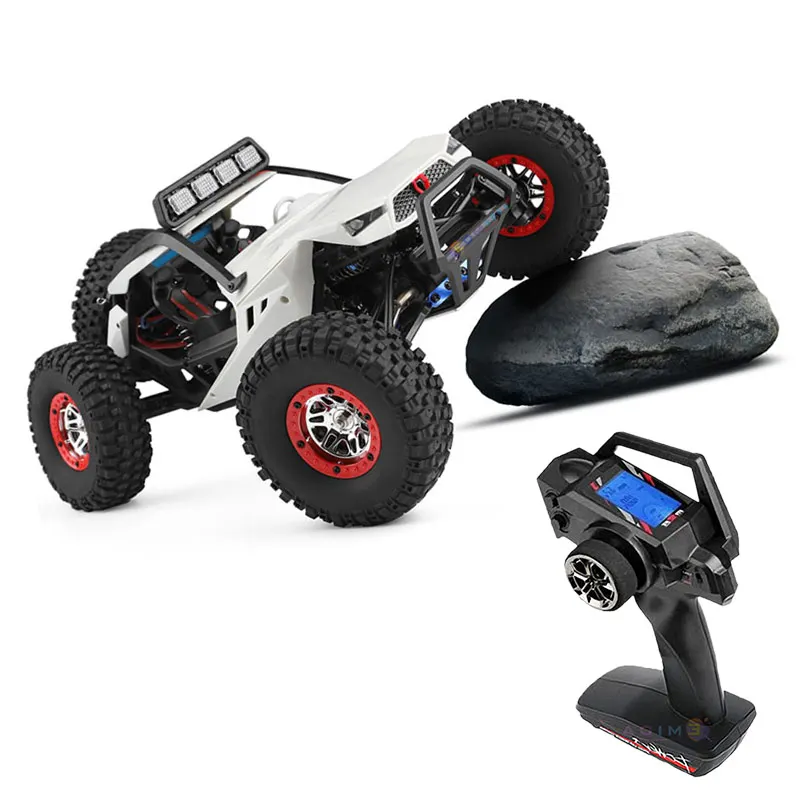 WLtoys WL 12429 1:12 4WD RC Racing Car High Speed Off-Road Remote Control Alloy Crawler Truck LED Light Buggy Toy Kids Gift RTF 3