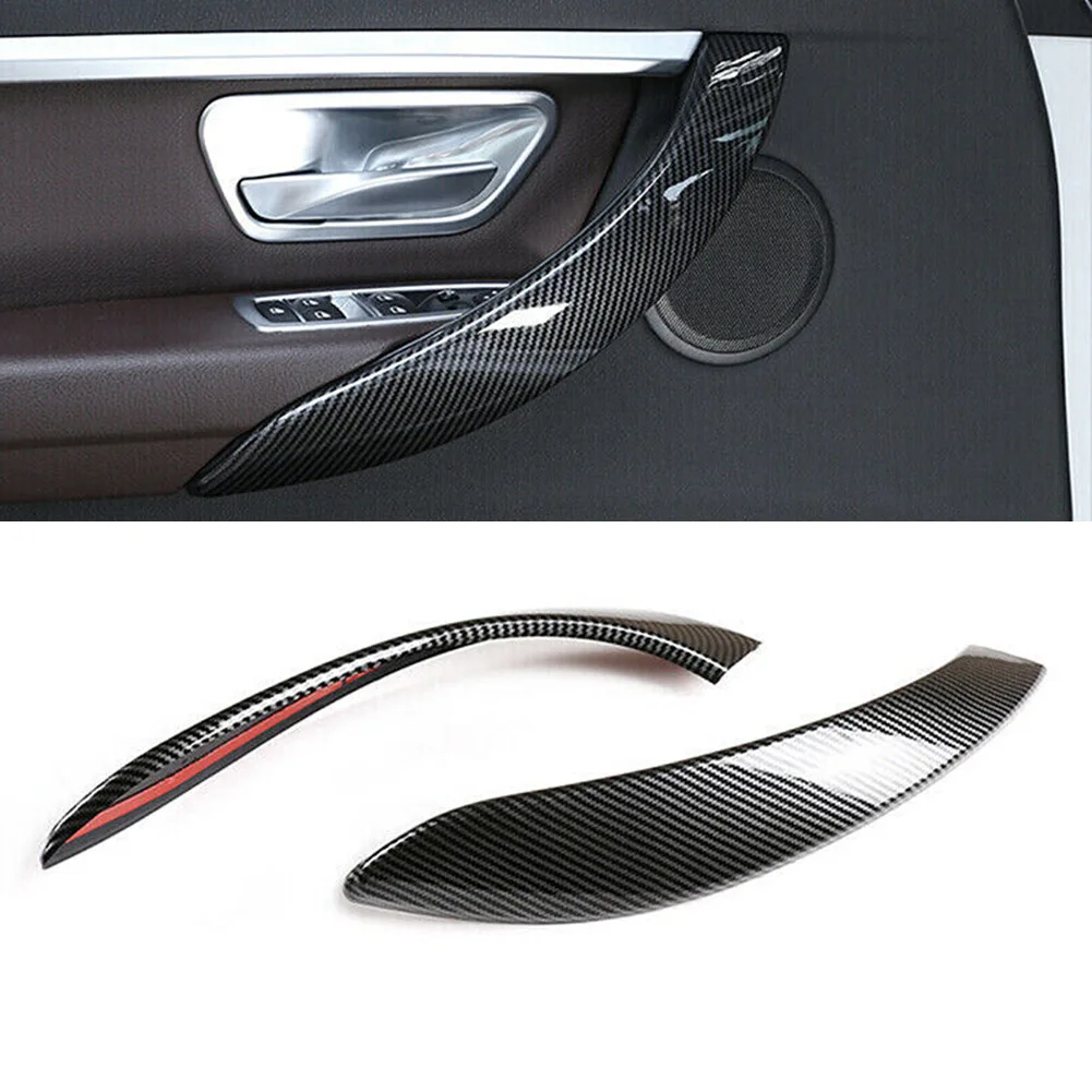 

2Pcs Car Interior Door Handle Cover Trim For BMW 3 Series F30 F31 2012-2019 Inner Door Handle Cover Decoration