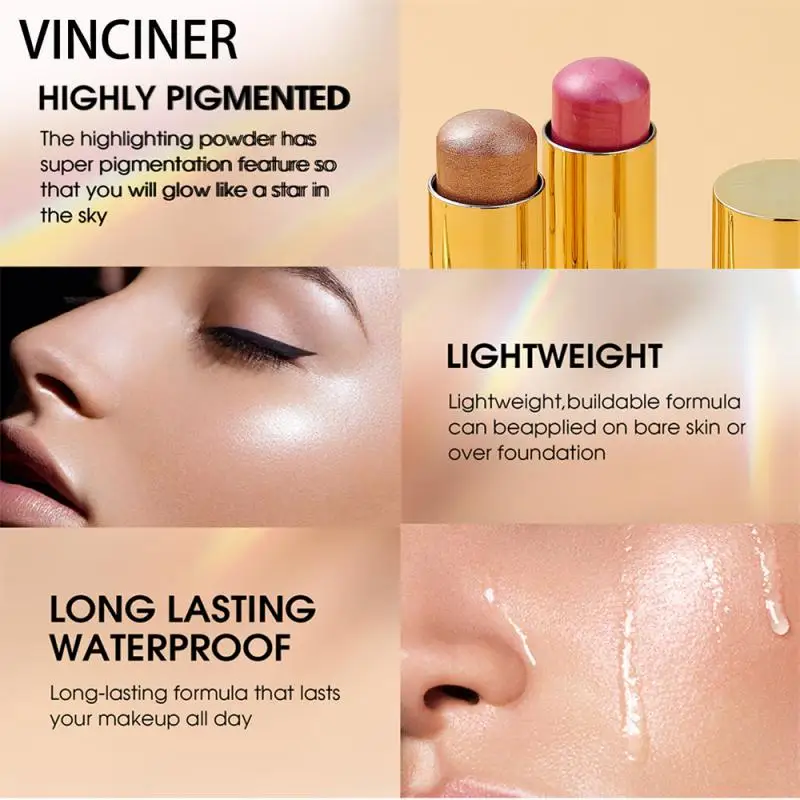 12 Colors Blush Stick Cream Multi-function High-gloss Waterproof Brightening Long Lasting Easy To Use Makeup For Women Cosmetics blush stick facial blusher blush cream