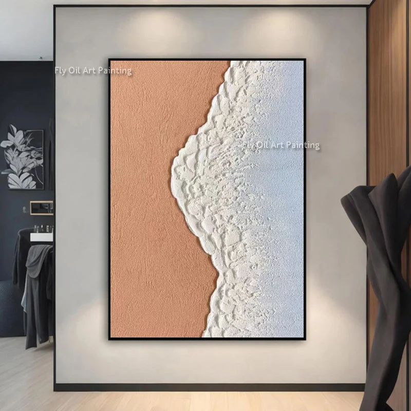 Custom Painting Canvas Handpainted Modern Abstract Textured Acrylic Wall Art Home Decoration