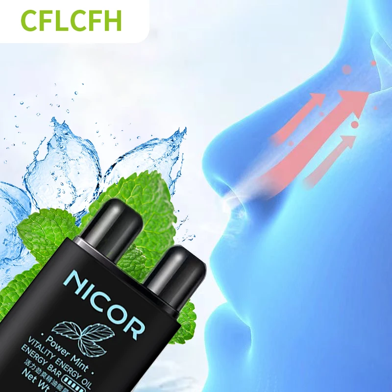 

Nasal Inhaler Menthol Essential Oils Stick Refreshing Nose Cooling Fatigue Energy Nose Mint Inhalers Aromatherapy Artifact