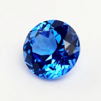 NEW Round Shape Blue Cobalt Spinel Loose Gemstone Diamond for Jewelry Making 2