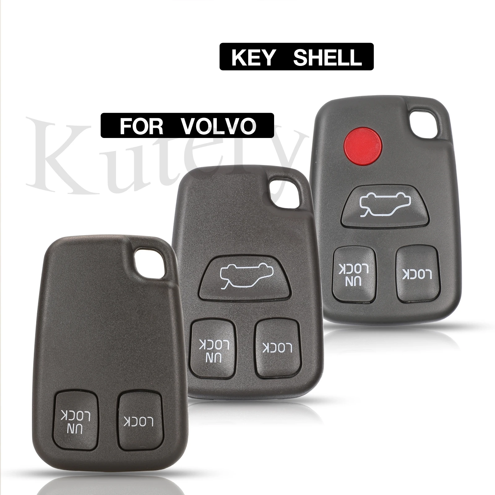 

jingyuqin 2/3/4BTN Remote Car Key Shell Cover Case For Volvo S40 S60 S70 S80 V40 V70 C70 XC90 XC70 Replace Auto Key Case