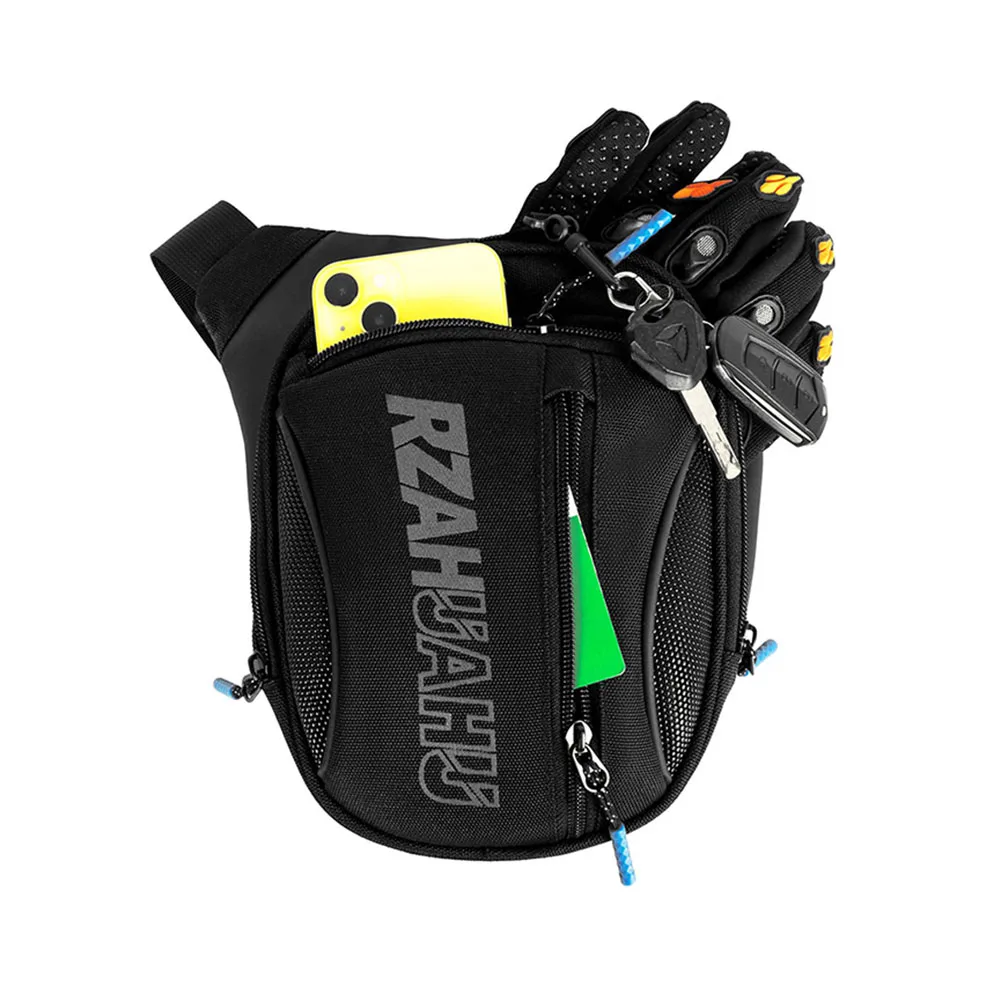 Motorcycle Hip Bum Bag Adjustable Motorbike Riding Chest Bag Large Capacity Motorcycle Crossbody Bag for Motorcycle Bicycle