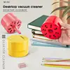 Portable Mini Desktop Vacuum Cleaner Home Office Desk Dust Keyboard Sweeper Car Vacuum Cleaner 5