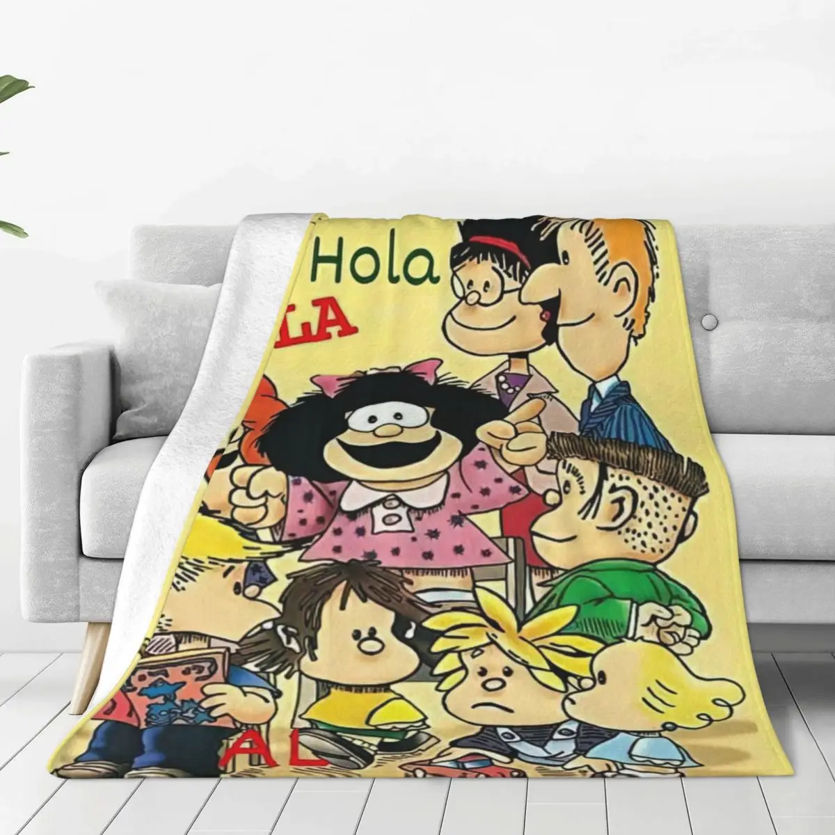 

Mafalda Bed Blanket Flannel Blanket Flannel Blanket Air conditioning blanket