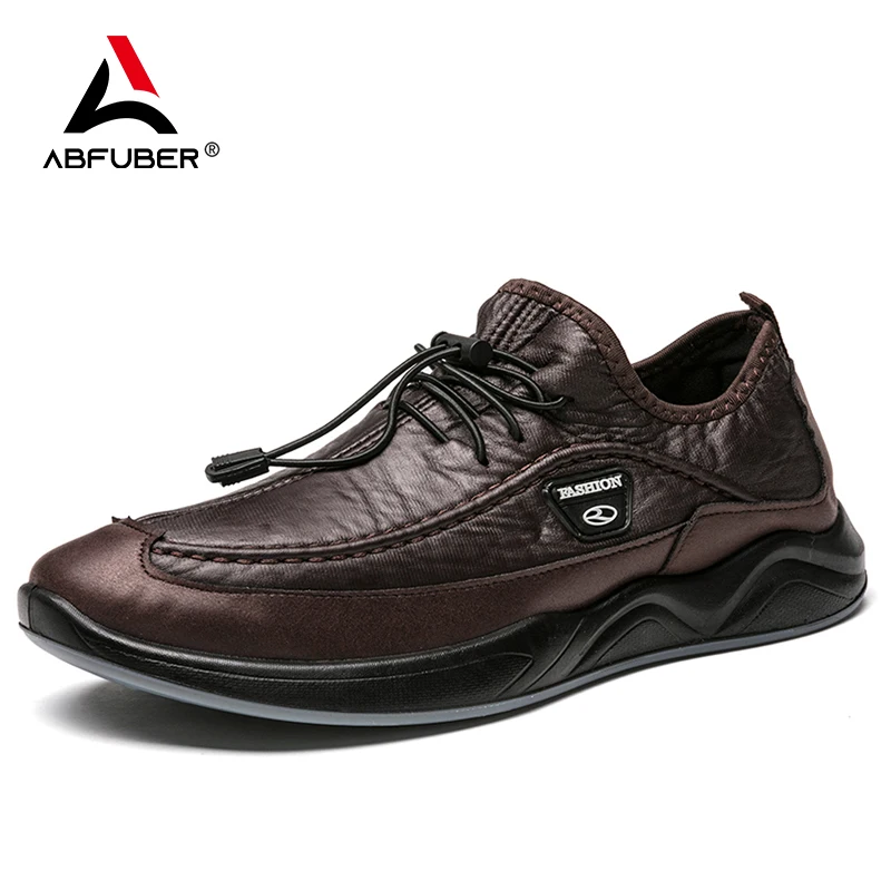

Comfortable Casual Sneakers Men Shoes Fitness Breathable Microfiber Leather Walking Sapato Masculino
