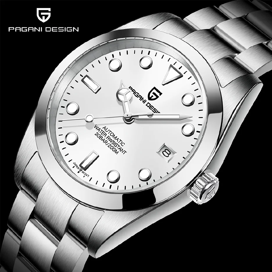 

PAGANI DESIGN 2022 New Fashion Leisure Diving Special Luxury Men's Mechanical Watch Sapphire Glass All Steel Waterproof Watches