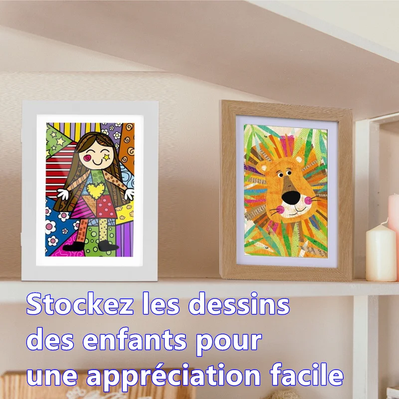 DE DESSIN CADRE photo Cadre d'affichage d'art Cadres d'art pour enfants EUR  27,88 - PicClick FR