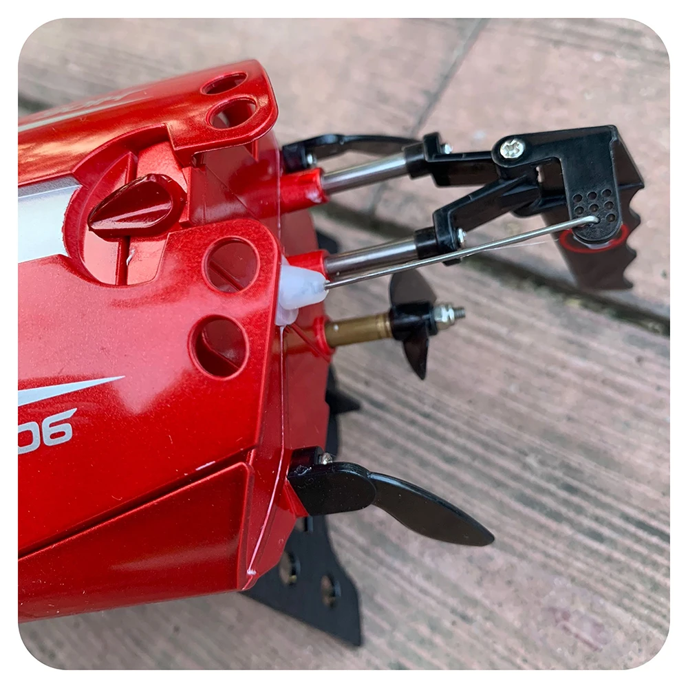 TKKJ Remote Control Racing Boat Speed Fast 30km/h 2.4G 4CH H106  for Hobbies Kids Adults on Lake Pool Seas 5