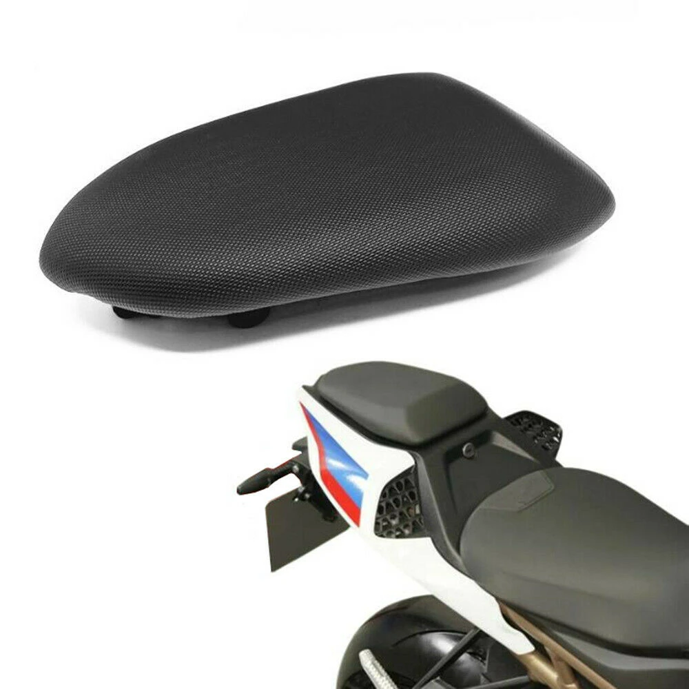 PU Rear Passenger Cushion Saddle Seat Comfort For BMW S1000RR M1000RR 2019-2022 cool license plate frames