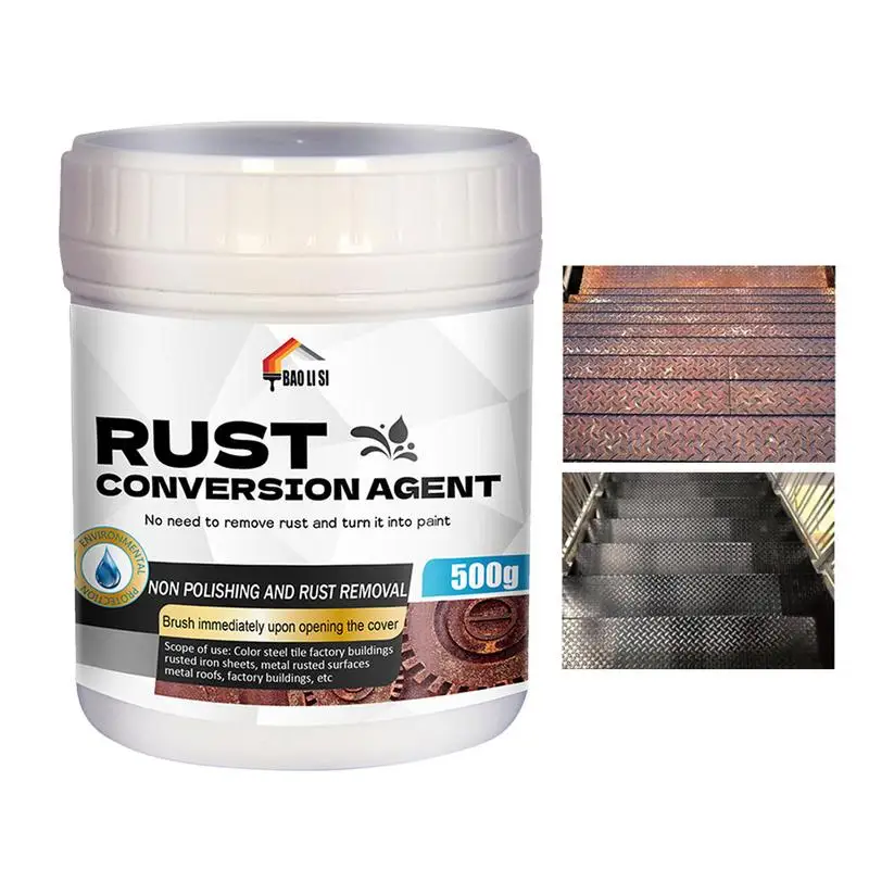 

Rust Reformer 500ml Rust Inhibitor For Metal Professional Water-Based Convert Rust Into A Ready To Paint Surface Neutralise &