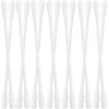 200 Pcs Cotton Swabs Makeup Tool Double Head Organic Pads White Buds with Different Heads Ear 3