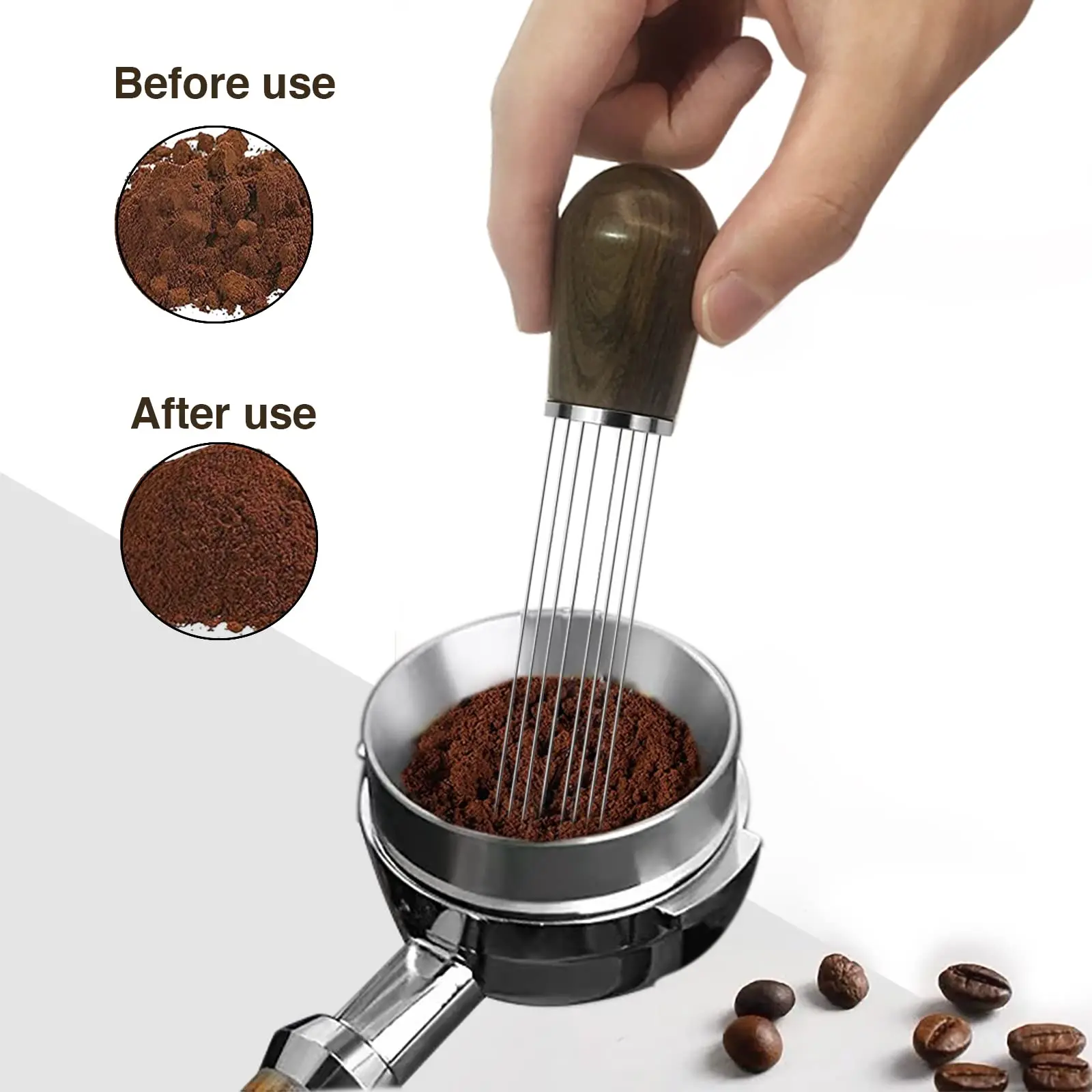 Espresso Powder Stirrer Stainless Steel Needle Coffee Distributor With  Magnetic Stand WDT Tool Cafe Stirring Barista Accessories - AliExpress