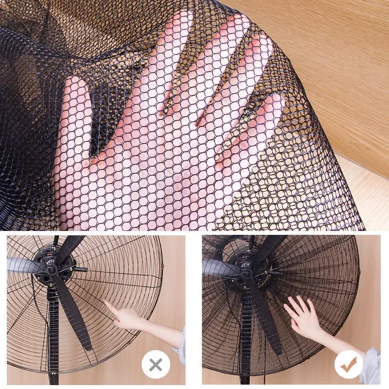 Industrial Fan Anti-Clamp Hand Protective Cover Child-Proof Electric Fan Safety Protection Mesh Large Ox Horn Blade Mesh