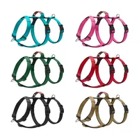 Escape-Proof Nylon Dog Harness with Handle Adjustable No-Pull Pet Harness for Medium Large Dogs Golden Retriever Husky Supplies 5