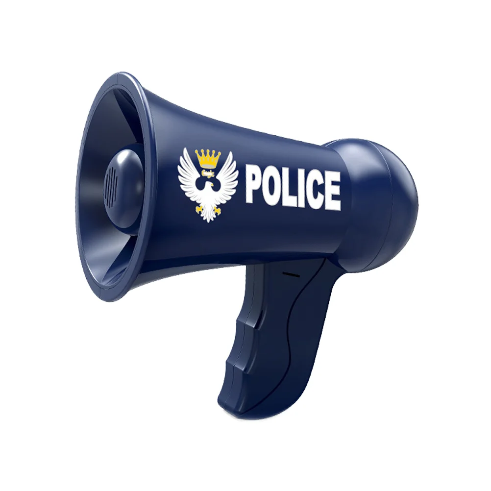 

Police Megaphone Toy Funny Guide Loudspeaker Toy Role Cosplay Toy for Kid Child Boy without Batteries (Random Button Style)